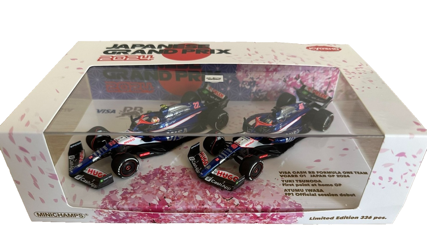 MINICHAMPS Kyosho RB 1/43 F1 Sakura Set Tsunoda Iwasa Limited 336