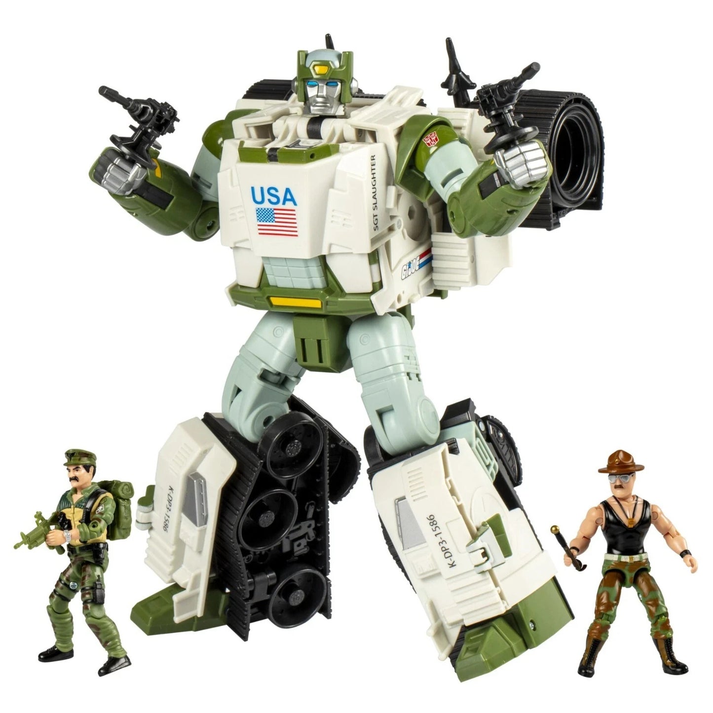Transformers GI Joe Kup Triple T Sgt Slaughter Leatherneck Hasbro Collaborative