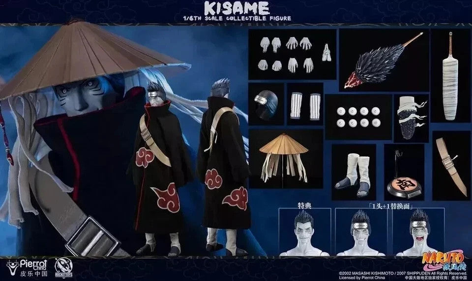 1/6 Scale Kisame Hoshigaki Naruto Akatsuki Collectible Figure w/ Accessories