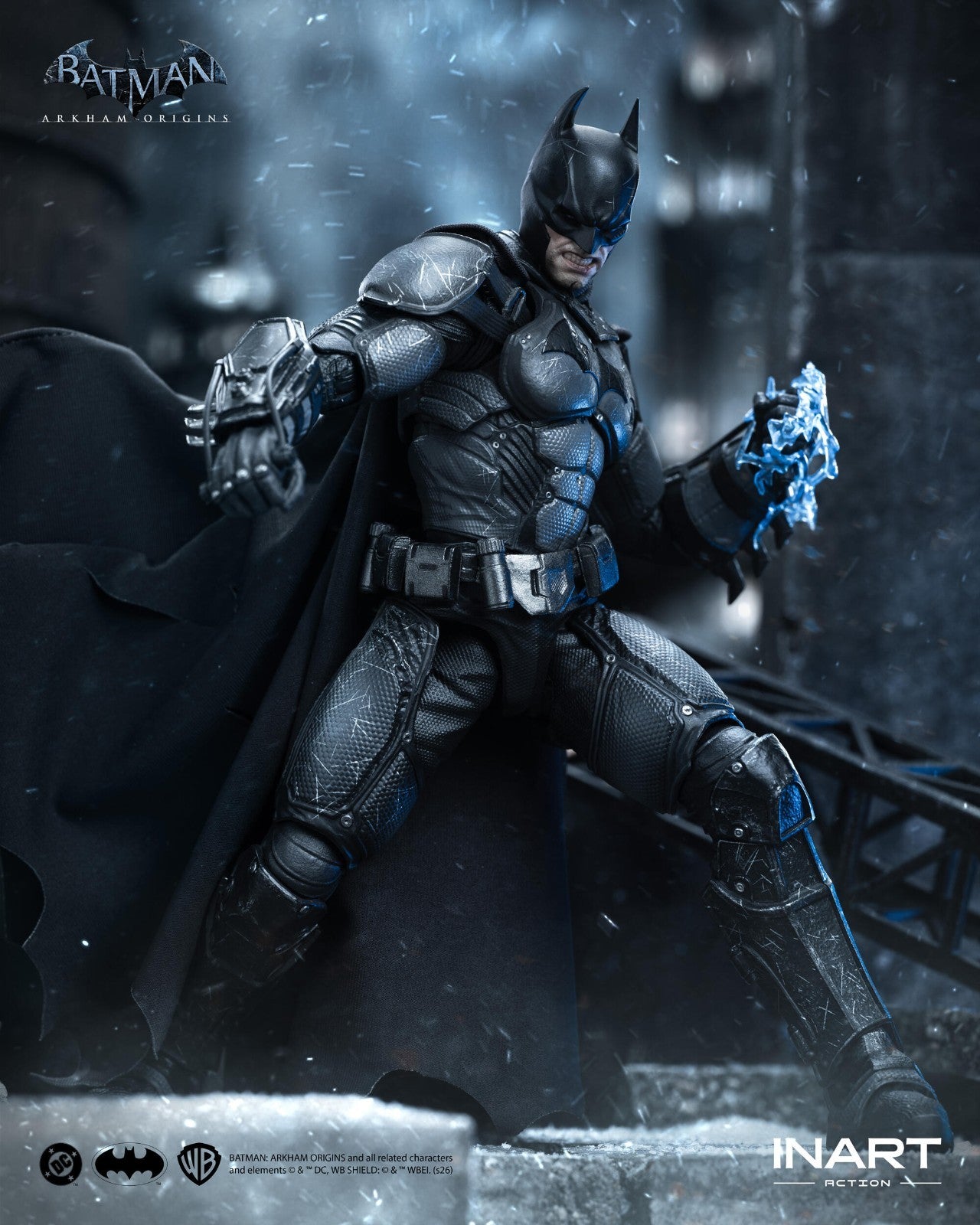 INART Batman Arkham Origins Battle Damaged 1/12 Figure DC Action PREORDER