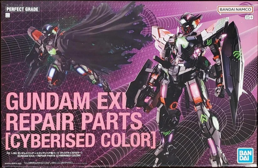 BANDAI PG 1/60 Gundam Exia Repair Parts [Cyberised Color] Perfect Grade Limited