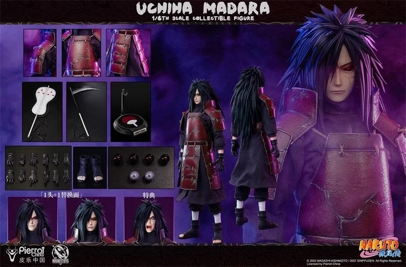 Rocket Toys Uchiha Madara 1/6 Scale Figure Naruto Shippuden Collectible