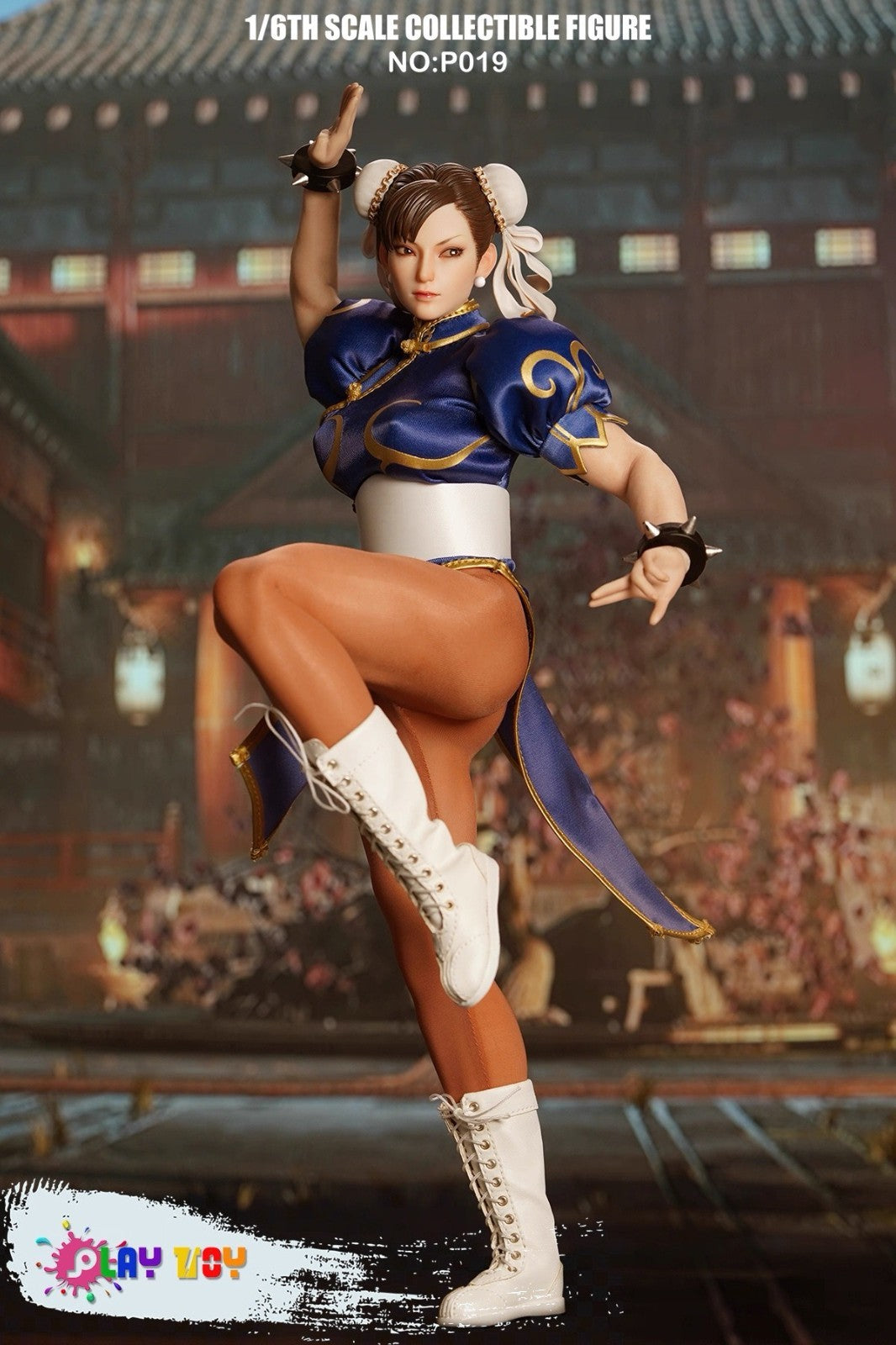 Play Toy Chun-Li 1/6 Action Figure V1 First Release Street Fighter BNIB