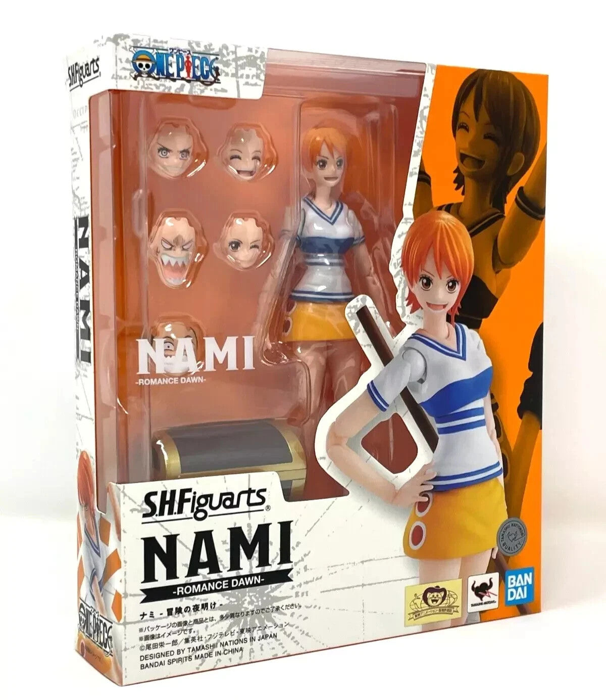 S.H.Figuarts Nami Romance Dawn One Piece SHF Bandai Tamashii Nations