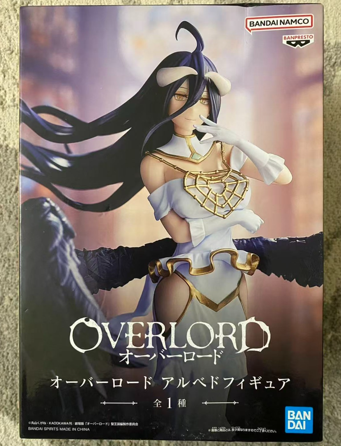 Overlord Albedo Figure Pure white Devil Costume Banpresto Anime JAPAN Statue
