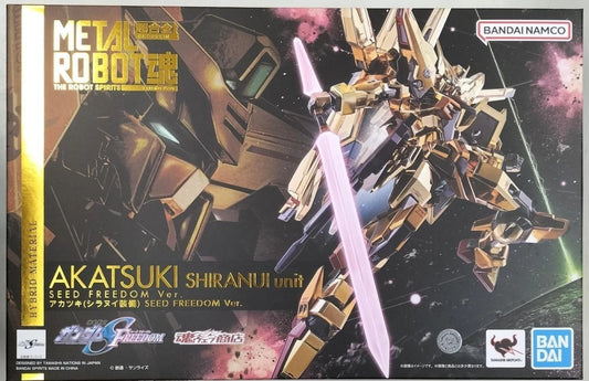 Bandai Metal Robot Spirits Akatsuki Gundam Shiranui Unit SEED Freedom Ver