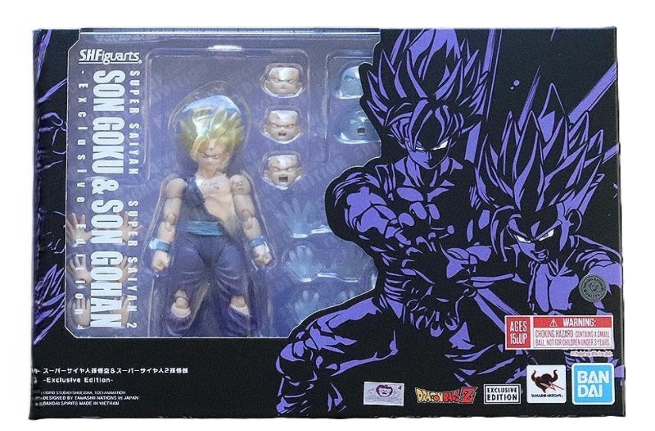 SH Figuarts SSJ Goku & SSJ2 Gohan Exclusive Edition Dragon Ball Z Tamashii