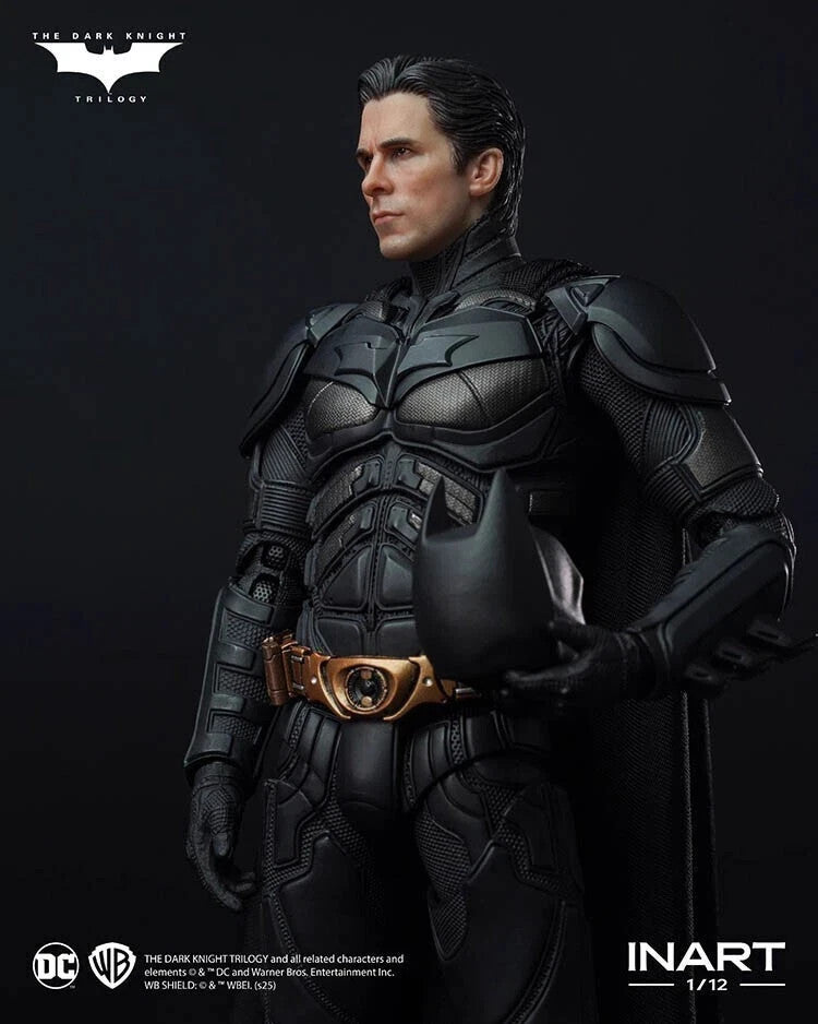 INART Batman Bruce Wayne 1/12 Figure Dark Knight Trilogy Bale Deluxe Version