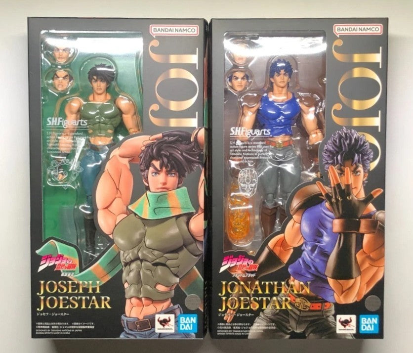 SH Figuarts Jonathan & Joseph Joestar JoJo Bizarre Adventure Bandai Figure Set