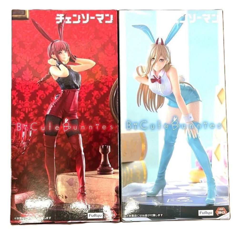 BiCute Bunnies Chainsaw Man Makima Red + Power Light Blue Ver. Figure 2-Pack NEW