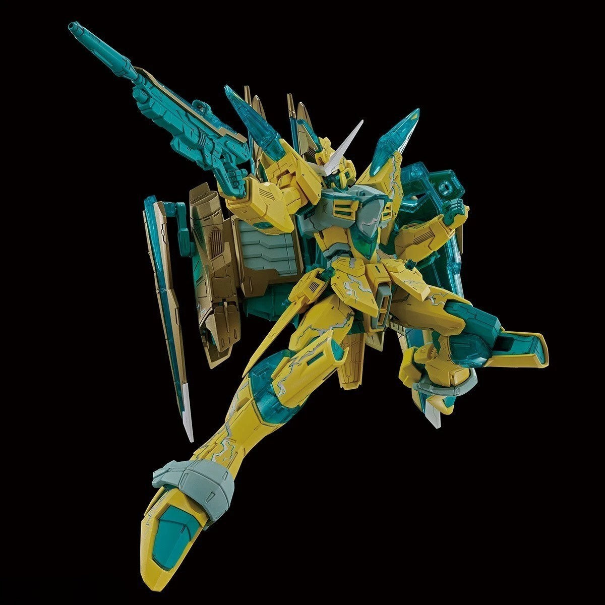 MG 1/100 Justice Gundam Cross Contrast Colors Clear Green | Limited Edition