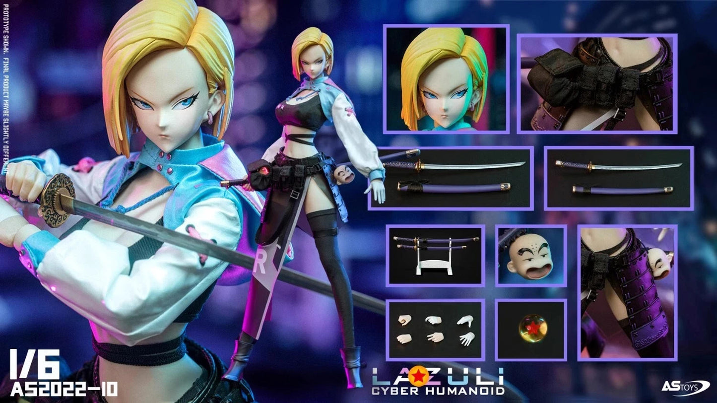 ASTOYS 1/6 Cyberpunk Dragon Ball Android 18 Action Figure
