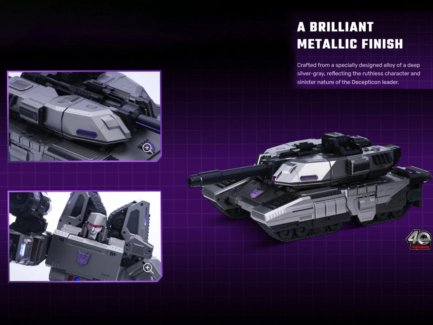 Robosen Transformers Megatron G1 WZTG-SA Flagship Robot Programmable Voice RC