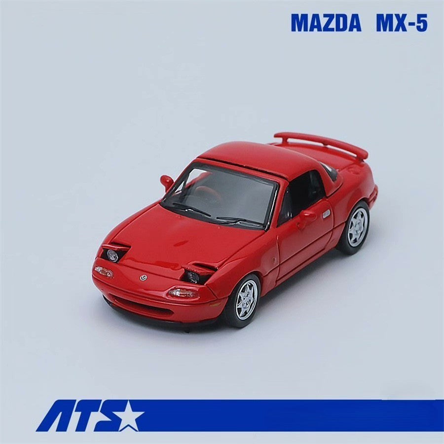 ATS Model Mazda MX-5 Miata Initial D 1/64 Diecast Model Car Red