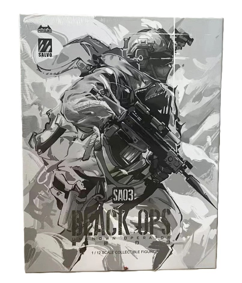 HASUKI SALVO SA03 Black Ops Unknown Operator 1/12 Action Figure