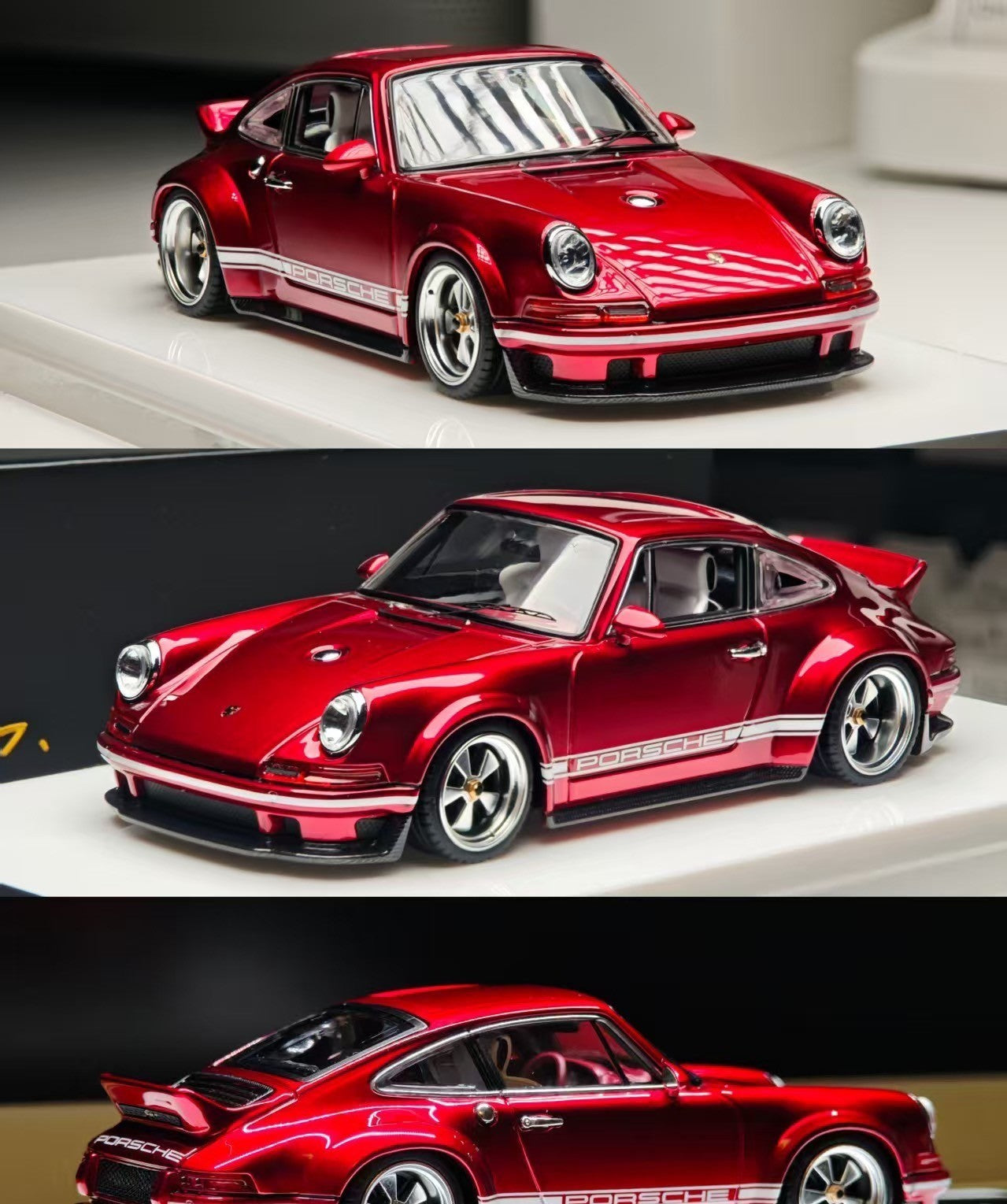 1/43 Singer Porsche Coupe Red Limited 499 ZM Zincit Model Exclusive Diecast