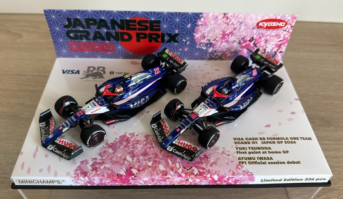 MINICHAMPS Kyosho RB 1/43 F1 Sakura Set Tsunoda Iwasa Limited 336