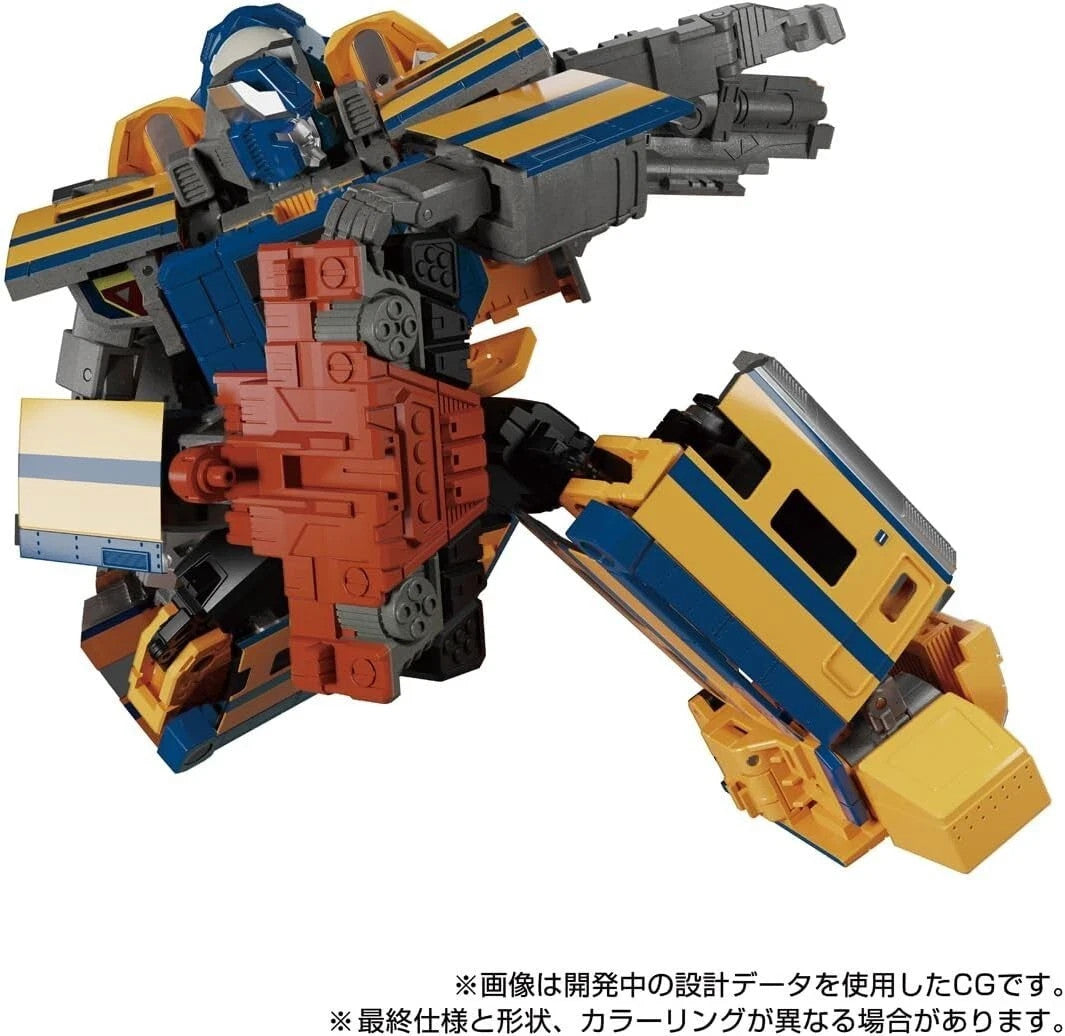 Transformers MPG-07 Trainbot Ginou Takara Tomy Masterpiece Raiden Series