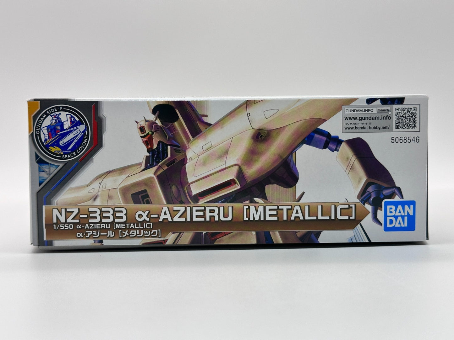 Bandai 1/550 NZ-333 Alpha Azieru Metallic Gundam Side-F Limited Model Kit New