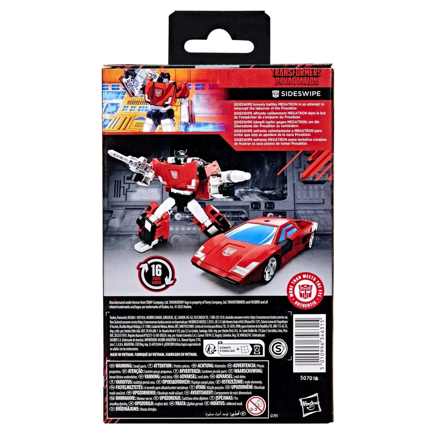 Transformers Studio Series Sideswipe Devastation MTMTE Hasbro Figure NEW