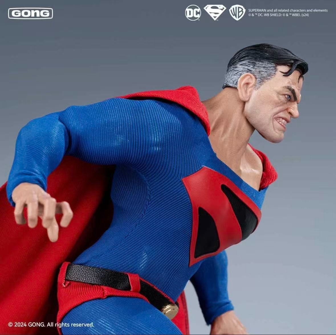 Superman 1/12 Scale Action Figure GONG DC Comics Warner Bros Licensed w/bonus