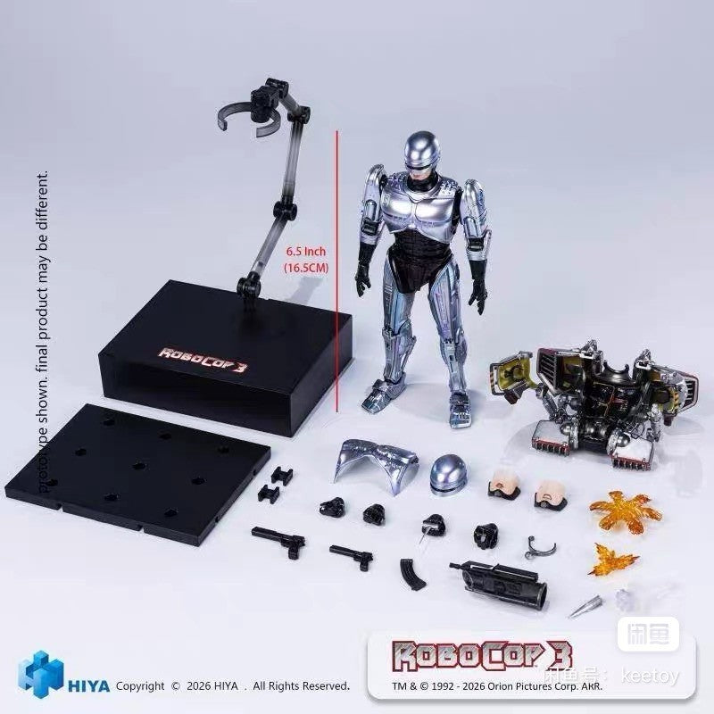 Hiya Toys RoboCop 3 RoboCop 1/12 Scale Action Figure Preorder Dec 2026