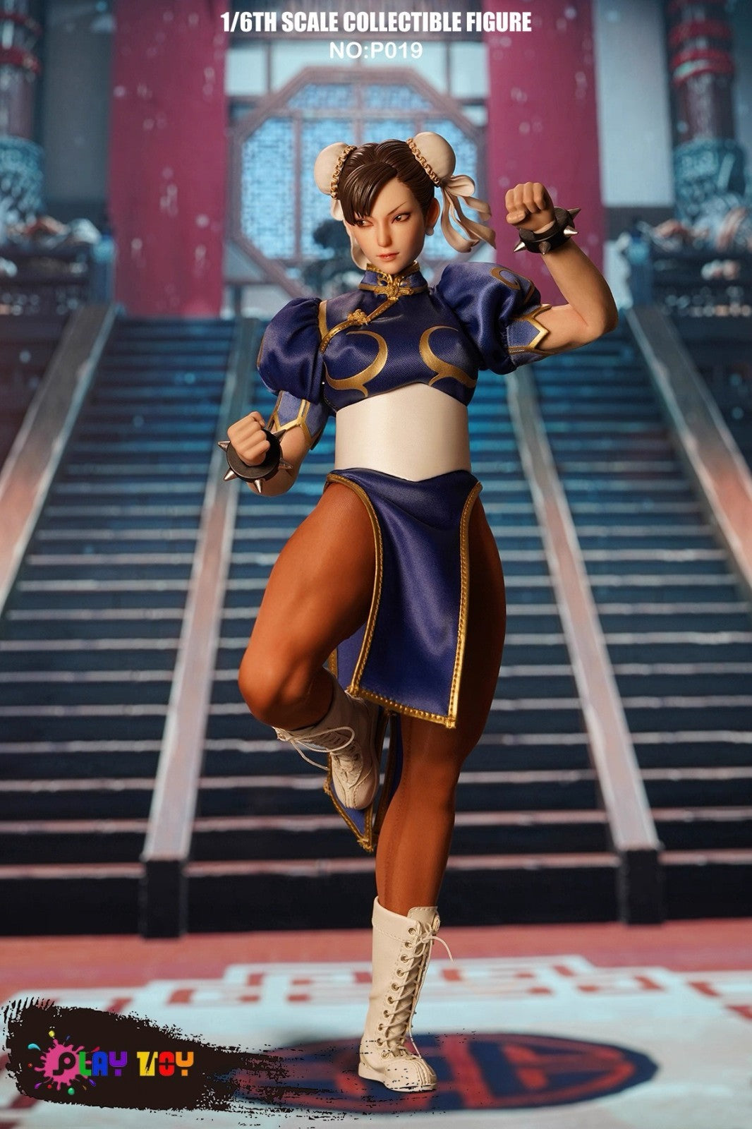 Play Toy Chun-Li 1/6 Action Figure V1 First Release Street Fighter BNIB
