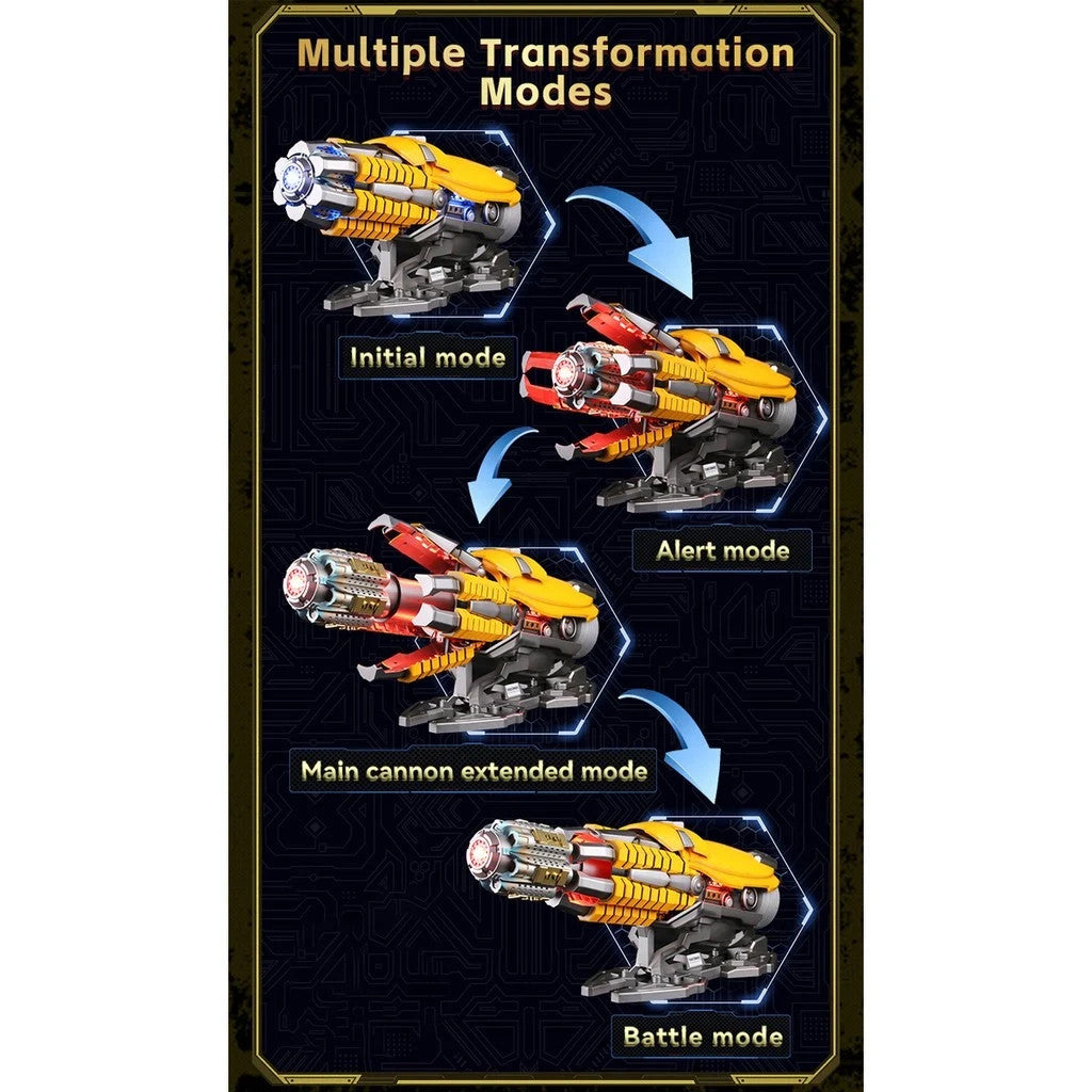 Transformers Bumblebee Wearable Hand Cannon LED Light Sound Effect Display Prop