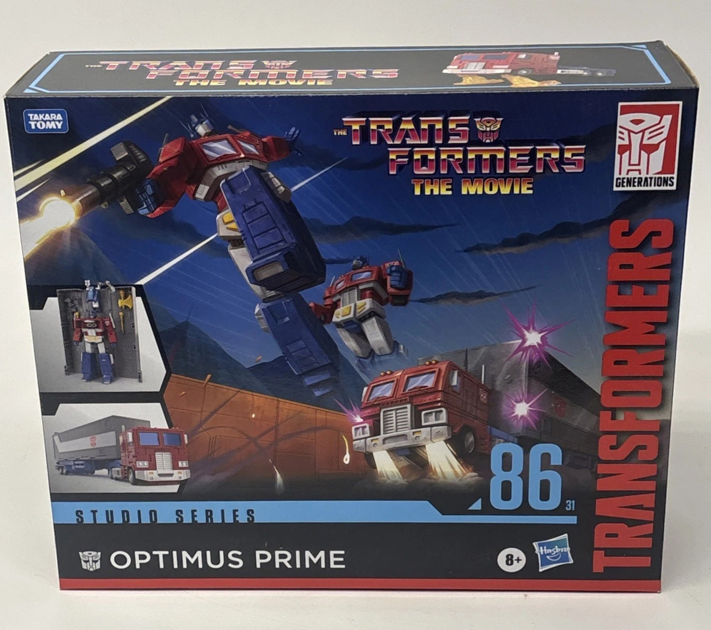 Transformers Studio Series 86 Optimus Prime The Movie G1 Action Figure NEW