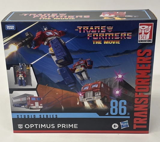 Transformers Studio Series 86 Optimus Prime The Movie G1 Action Figure NEW