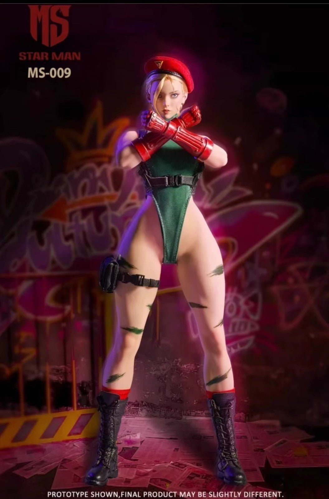 Star Man Cammy 1/6 Action Figure MS-009 Street Fighter BNIB
