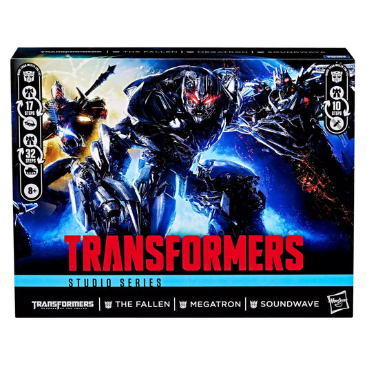 Transformers Studio Series Decepticon 3-Pack Megatron Soundwave The Fallen NEW