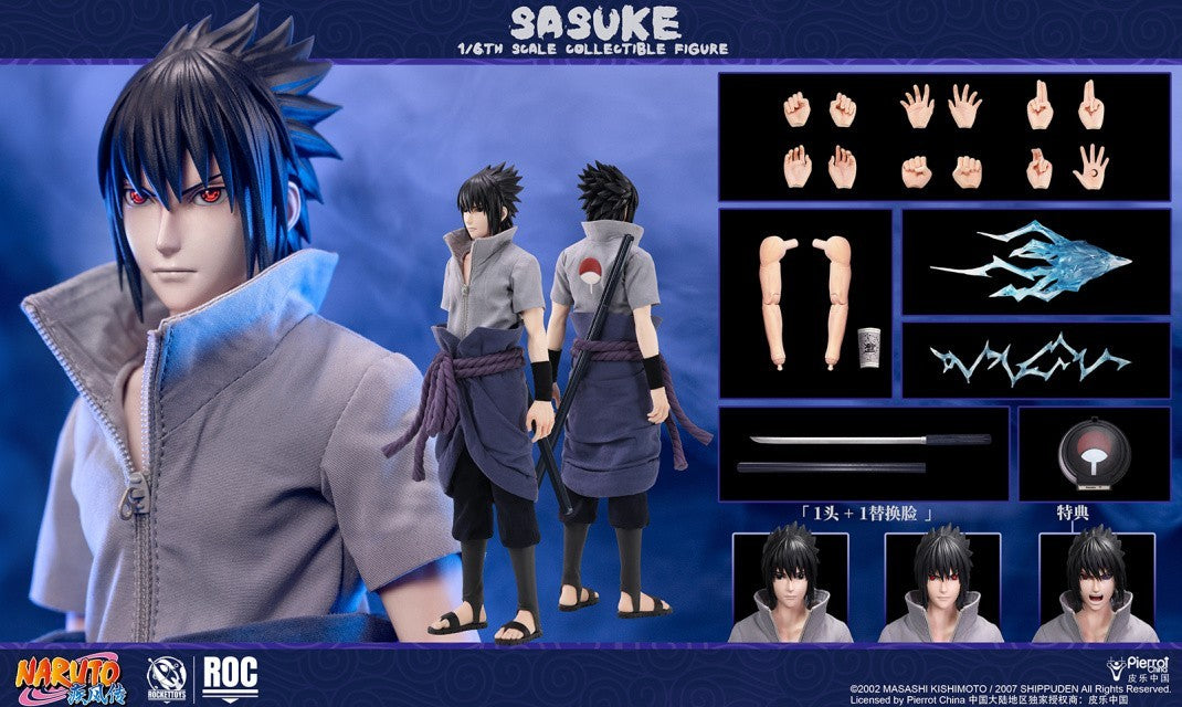 Rocket Toys 1/6 Sasuke Uchiha Naruto Shippuden Figure ROC Preorder
