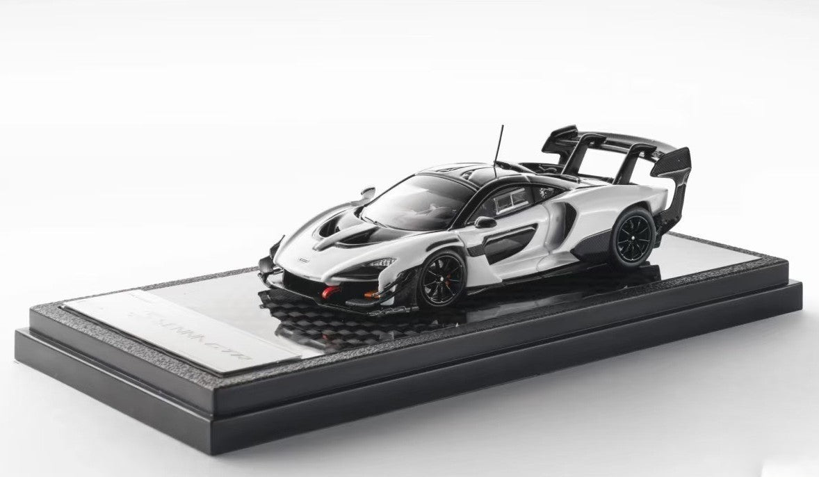 LCD 1/64 McLaren Senna GTR White HEC Expo Diecast Model