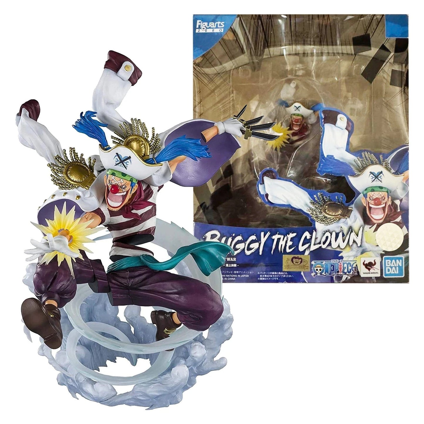 Figuarts ZERO Buggy the Clown One Piece Bandai Tamashii Nations Statue Figure