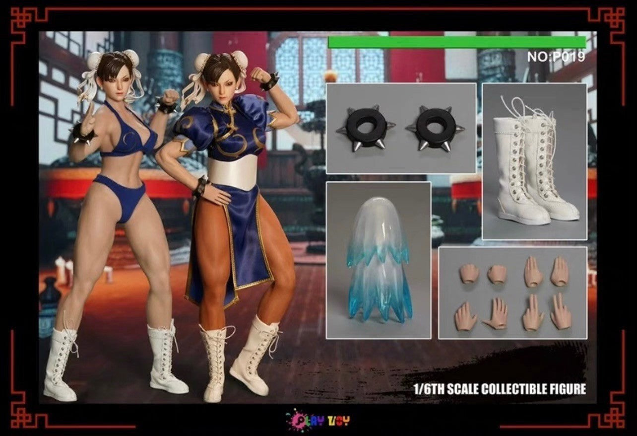 Play Toy Chun-Li 1/6 Action Figure V1 First Release Street Fighter BNIB