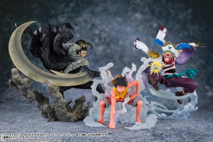 Figuarts ZERO One Piece Paramount War Set Luffy Buggy Sir Crocodile Bundle