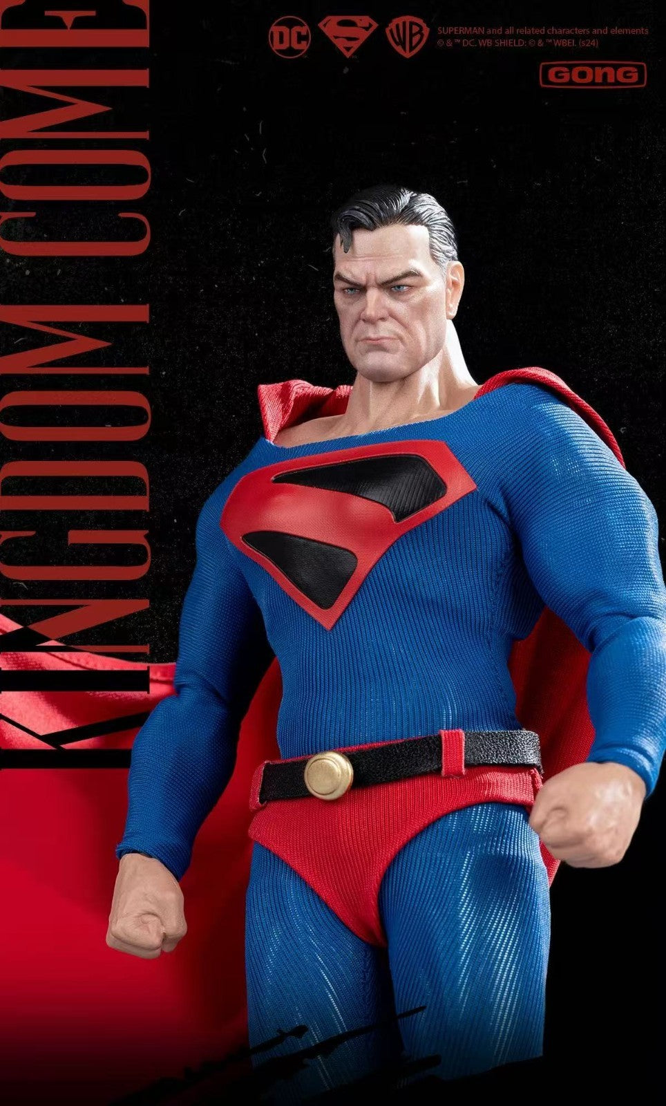 Superman 1/12 Scale Action Figure GONG DC Comics Warner Bros Licensed w/bonus