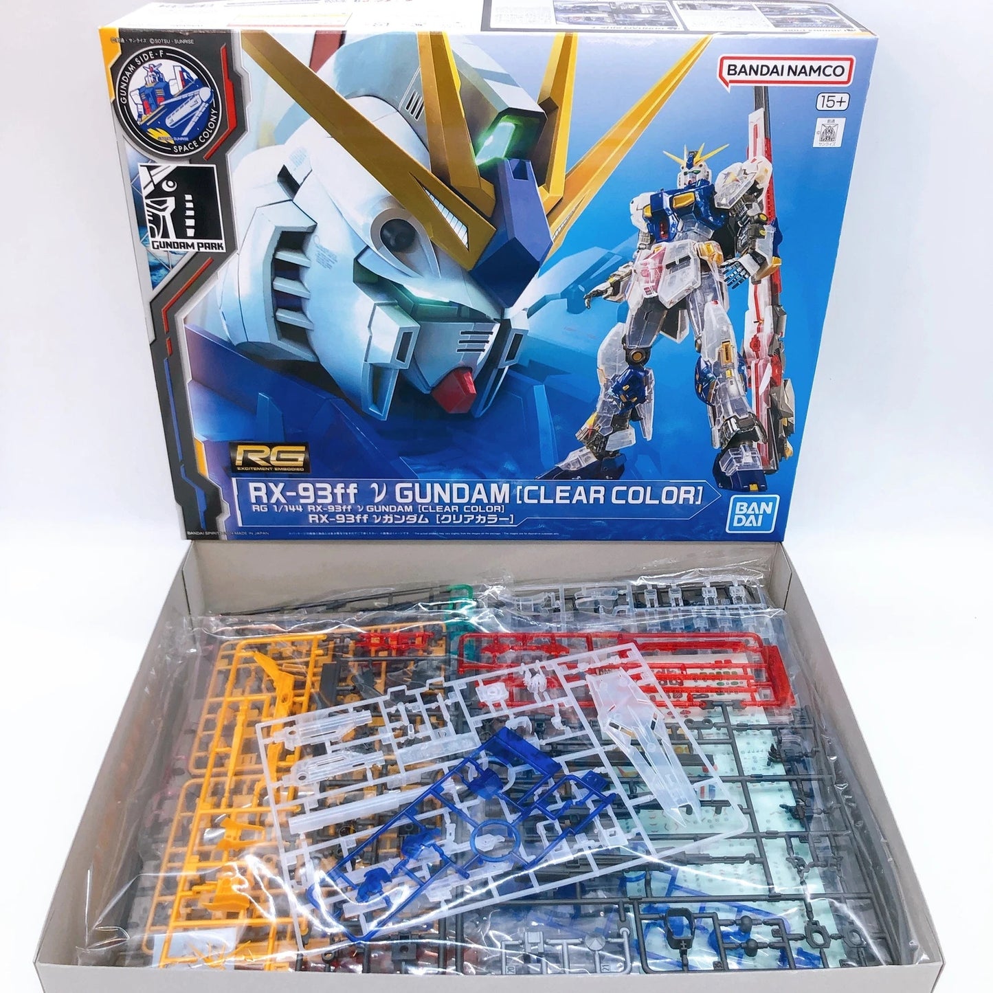RG 1/144 RX-93ff ν Gundam Clear Color Limited Edition Bandai Namco Japan