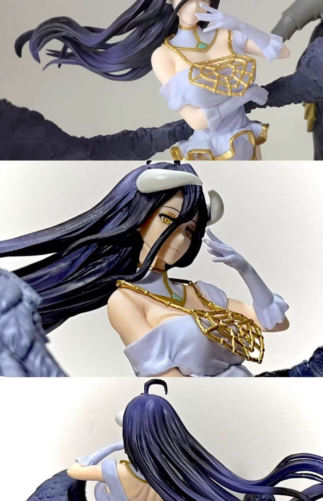 Overlord Albedo Figure Pure white Devil Costume Banpresto Anime JAPAN Statue