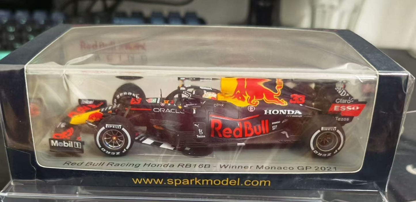 Spark 1/43 Red Bull RB16B Verstappen Dutch GP 2021 Winner F1 Model