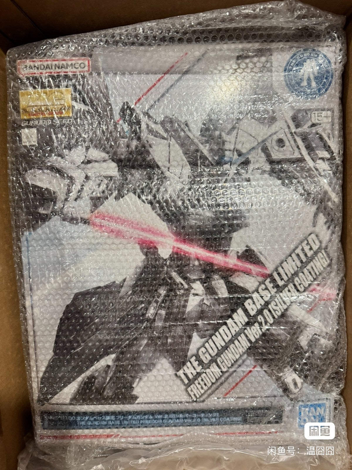 MG Freedom Gundam Ver.2.0 Silver Coating Base Limited Metallic Finish Model Kit