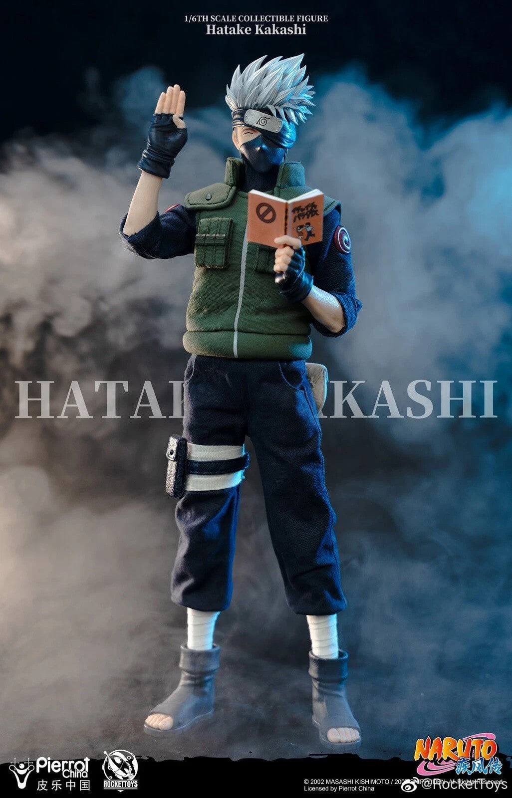 Rocket Toys Hatake Kakashi 1/6 Scale Figure Naruto Shippuden Ninja