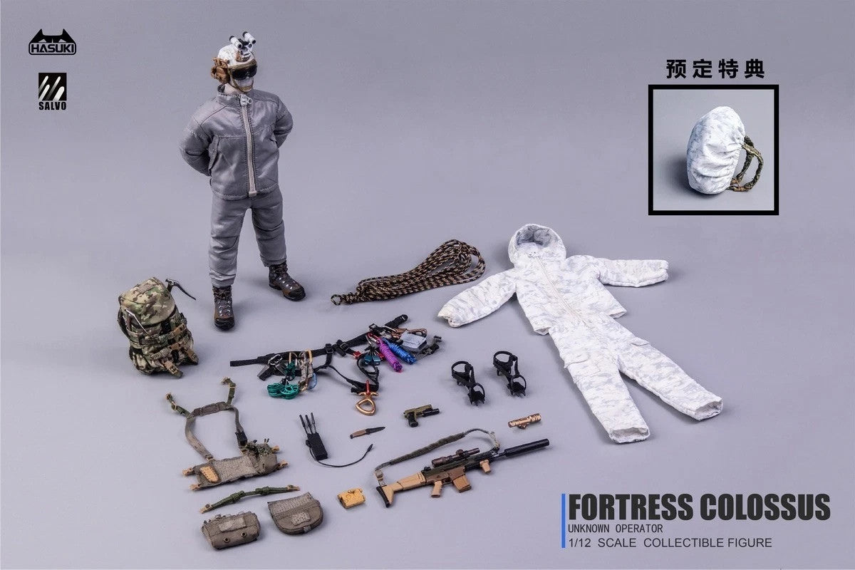 HASUKI SALVO SA03 Black Ops Unknown Operator 1/12 Action Figure