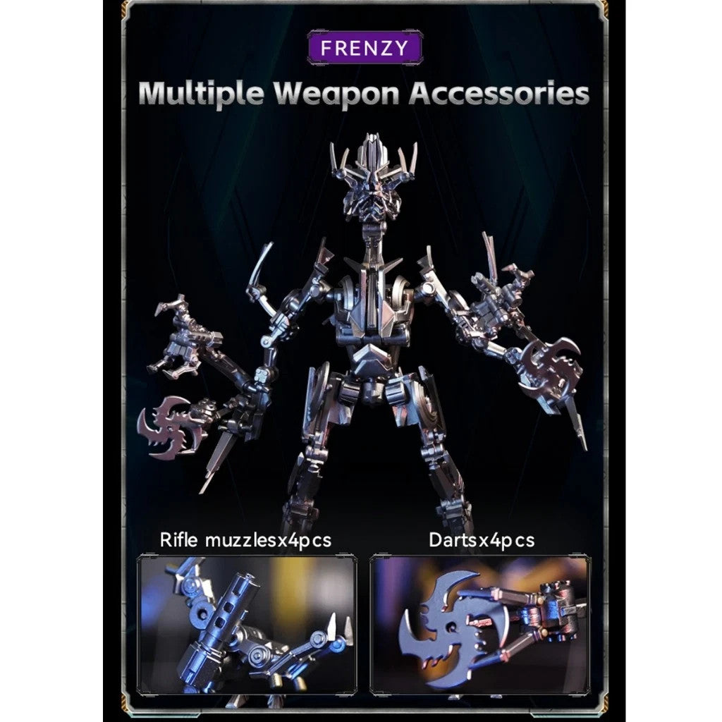 Killerbody Transformers Frenzy MRP02 KB80 Highly Articulated Decepticon