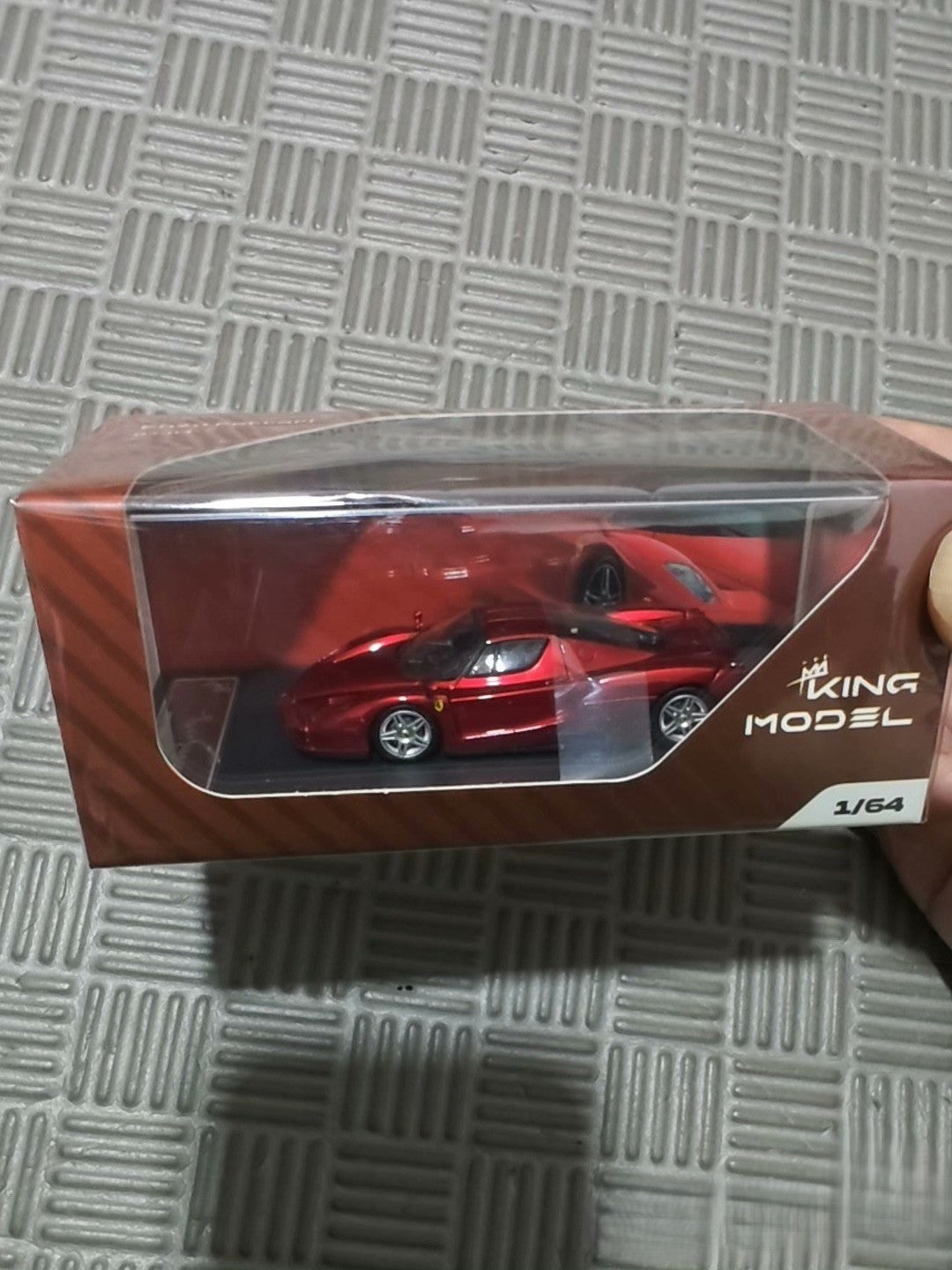 King Model 1/64 Ferrari Enzo Metallic Red Limited 494/999 Diecast