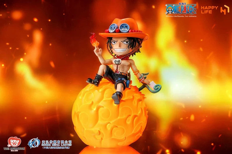 One Piece Portgas D Ace LED Night Light Anime Desk Lamp USB Rechargeable Decor