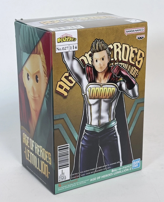 My Hero Academia Mirio Togata Lemillion Age of Heroes Figure Banpresto Bandai