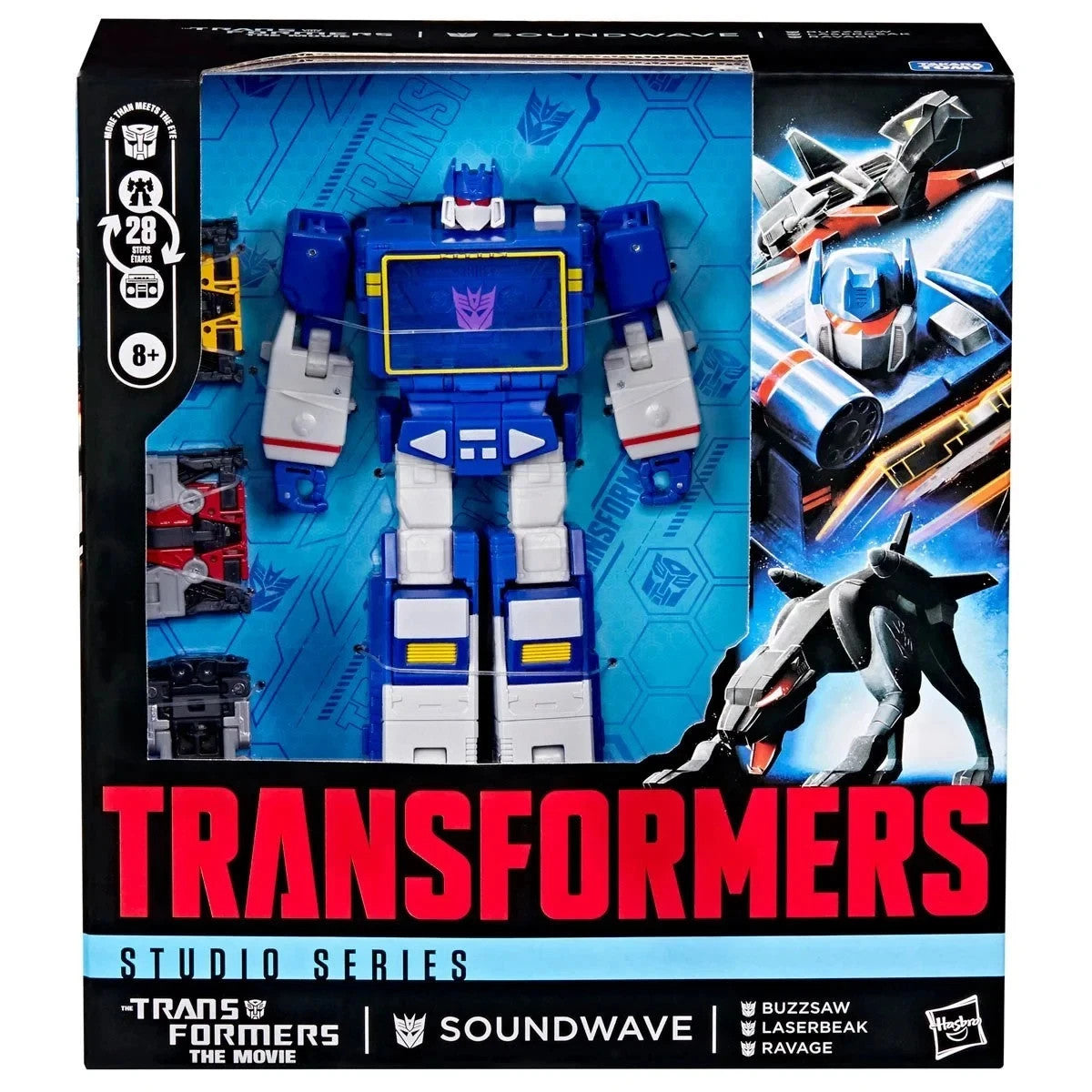 Transformers Studio Series 86 Soundwave Ravage Laserbeak Buzzsaw Hasbro New