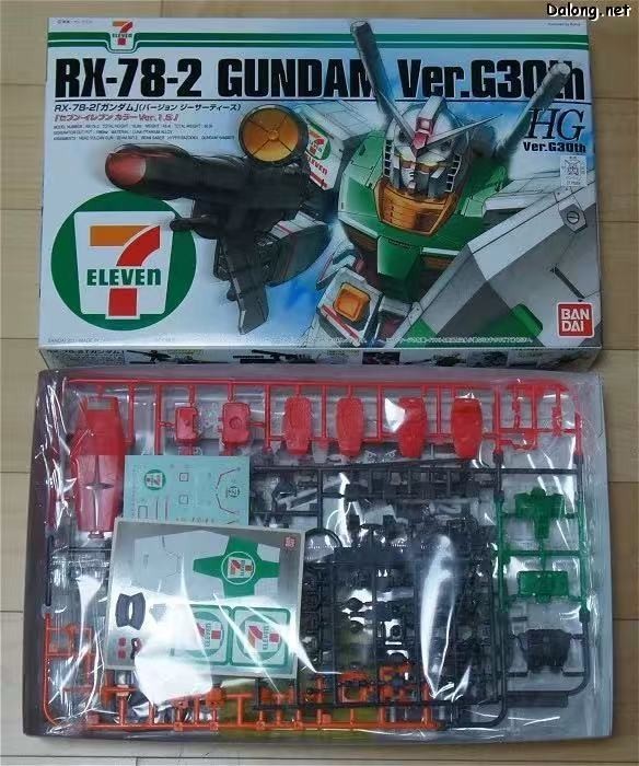 Bandai HG 1/144 RX-78-2 Gundam Ver.G30th 7-Eleven Exclusive – Limited Edition